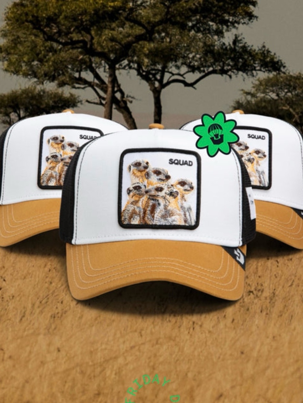 Goorin Bros. “HANGOVER 3” Lot Of 3 Trucker Hats. Mesh SnapBack NWT